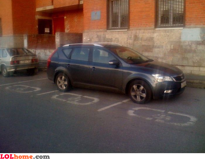 Asshole parking example