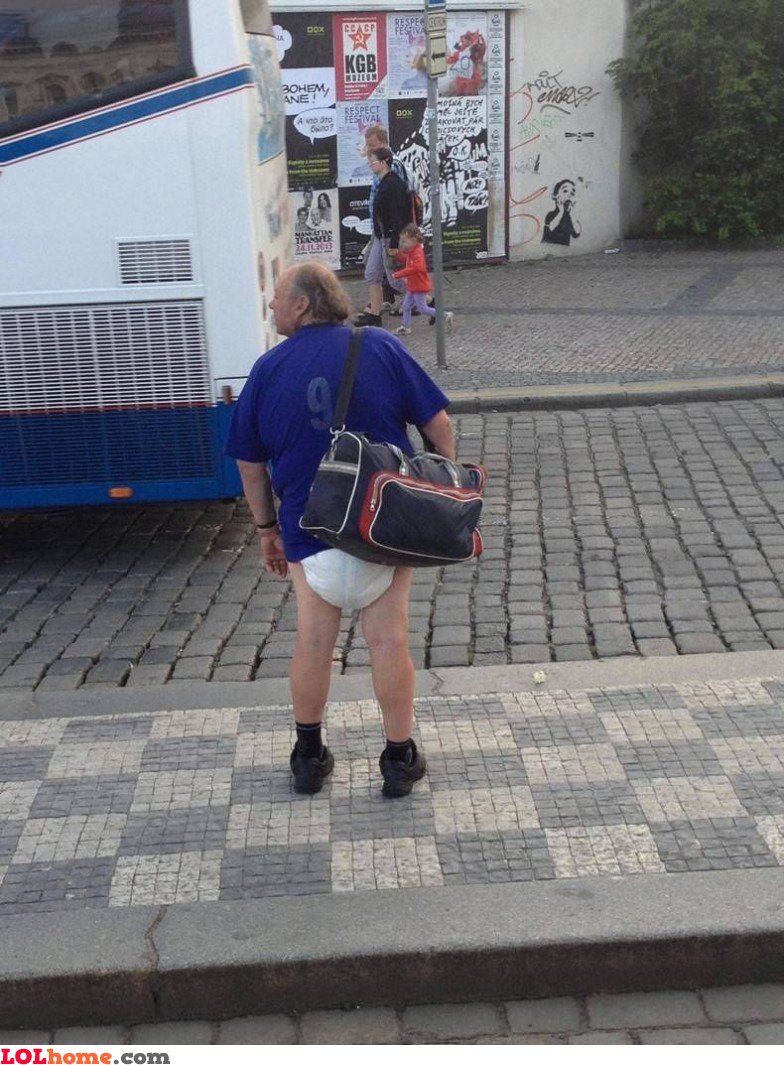Adults wearing diapers in public