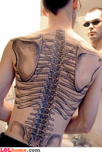 Skeleton tattoo. Skeleton tattoo