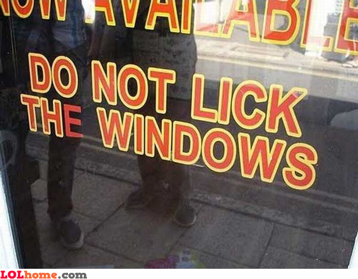 Lick The Window 8