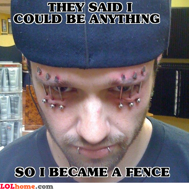 I became a fence