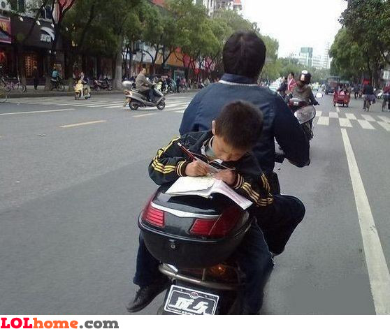 In Asia you got to study hard