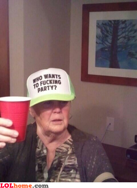 Party time grandma | Funny pic
 Funny Party Time Images